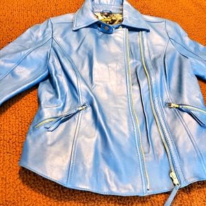 Leather Twiggy London jacket Small